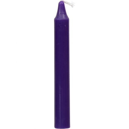 Mini Ritual Candles Purple (pack of 20) - Click Image to Close
